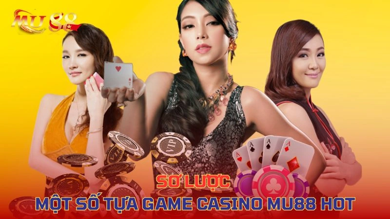 Các trò chơi bài phổ biến tại casino VVVWIN như tiến lên, baccarat, poker